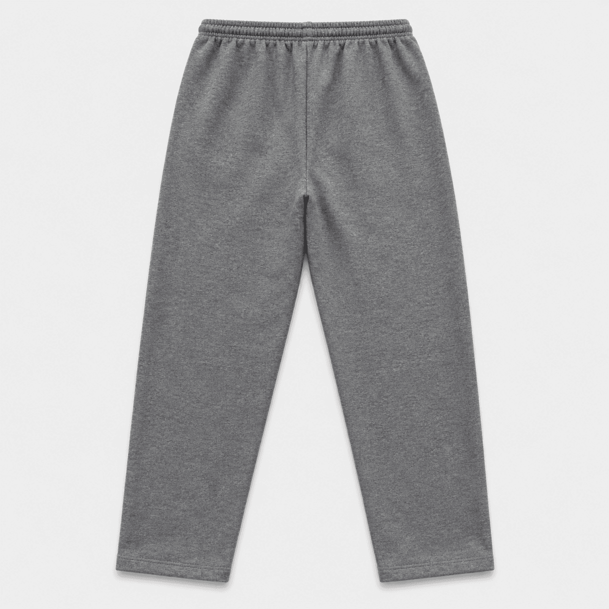 Calça Reta de Moletom Cinza — foto 2