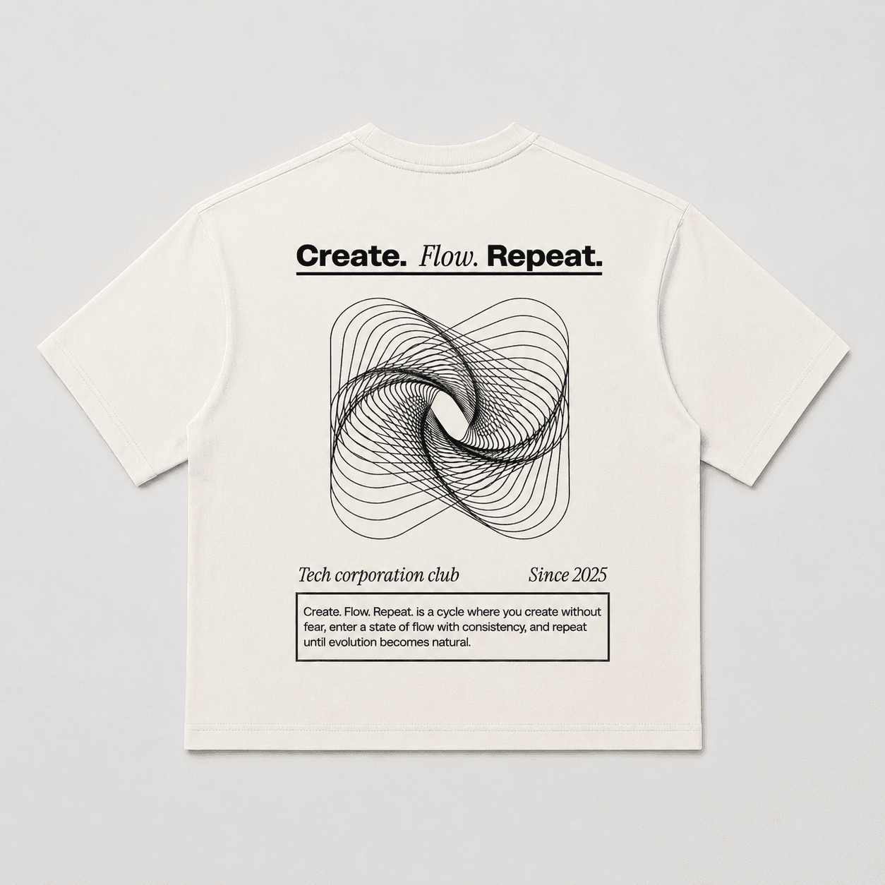 Camiseta Boxy Flow Off White — foto 2
