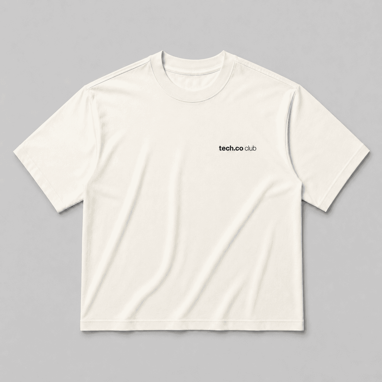 Camiseta Boxy Fluid Off White — foto 1