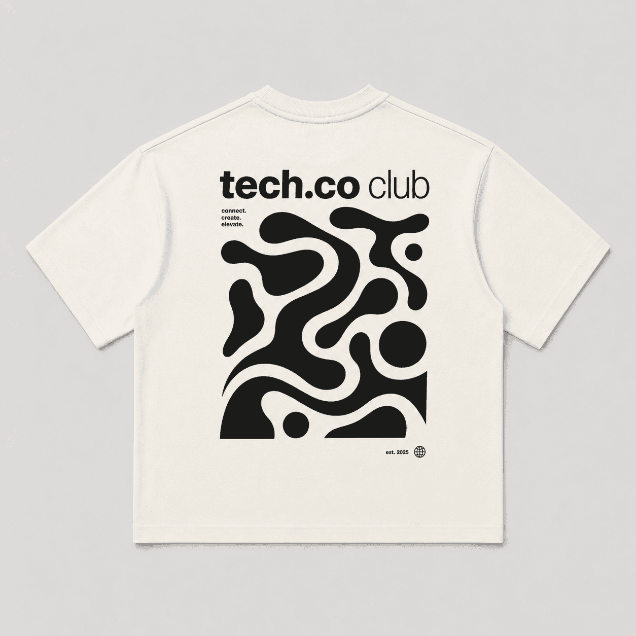 Camiseta Boxy Fluid Off White — foto 2